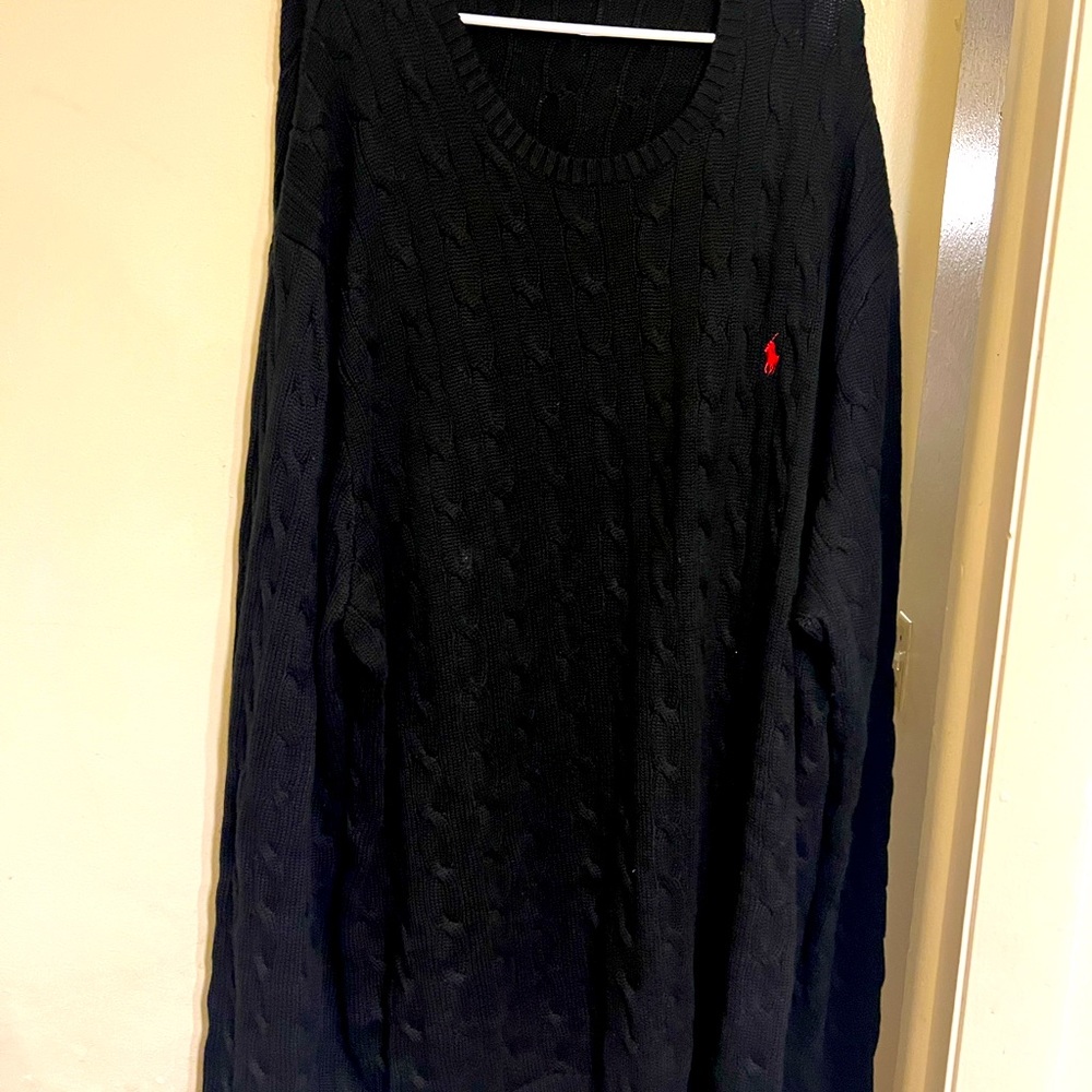POLO!!!!!!Ralph Lauren Black Sweater!!!!!! Blockbuster Deal!!!!!!